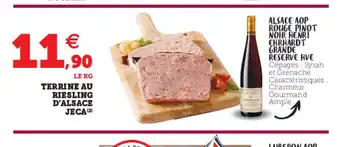 Hyper U Terrine Au Riesling D'alsace Jeca offre
