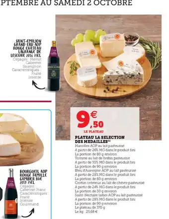 Hyper U Plateau La Selection Des Medailles offre