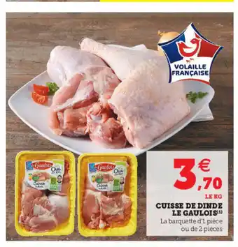 Hyper U Cuisse De Dinde Le Gaulois offre