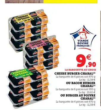 Hyper U Cheese Burger Charal offre