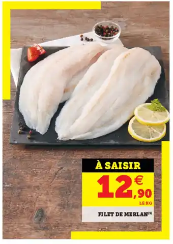 Hyper U Filet De Merlan offre