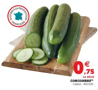 Hyper U Concombre offre