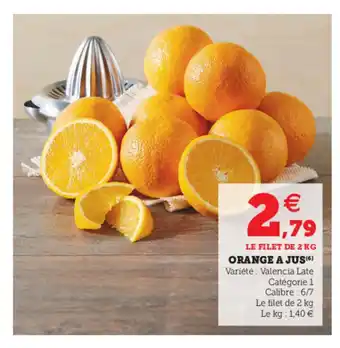 Hyper U Orange A Jus offre