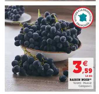 Hyper U Raisin Noir offre