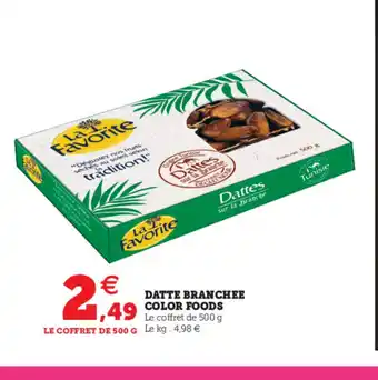 Hyper U Datte Branchee Color Foods offre