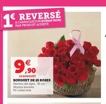 Hyper U Bouquet De25 Roses offre