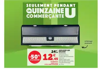 Hyper U Applique Led Solaire offre