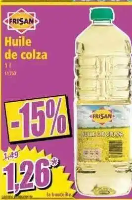 Norma Huile De Colza Frisan offre