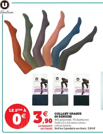 Hyper U Collant Opaque 60 Deniers offre