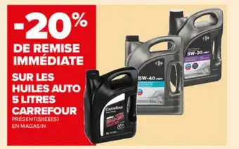 Carrefour Market Huiles Auto 5 Litres Carrefour offre