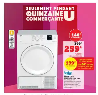 Hyper U Seche-Linge Condensation 8 Kg offre