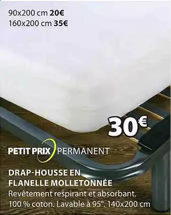 JYSK Drap-housse En Flanelle Molletonnée offre