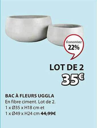 JYSK Bac à Fleurs Uggla offre