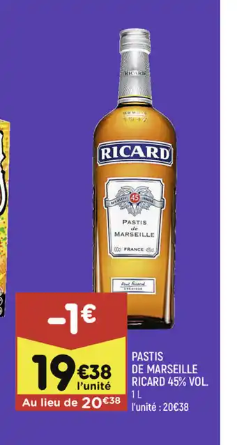 Pastis De Marseille Ricard