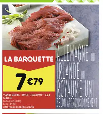 Leader Price Viande Bovine Bavette D'aloyau offre
