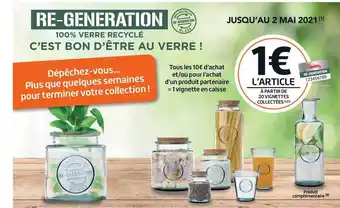 Netto Re-génération 100% Verre Recyclé offre