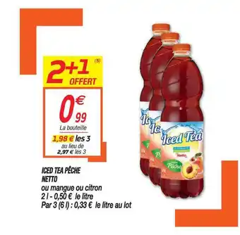 Netto Iced Tea Pêche Netto offre