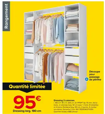Castorama Dressing 2 colonnes offre
