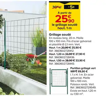 Grillage soudé