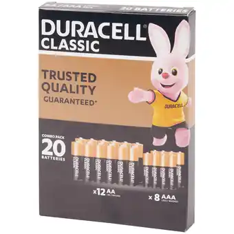 Action Duracell Piles Duracell Classic AA & AAA offre