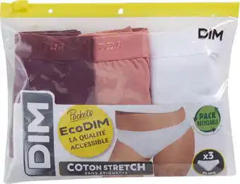 Carrefour DIM Slips Pockets Ecodim offre