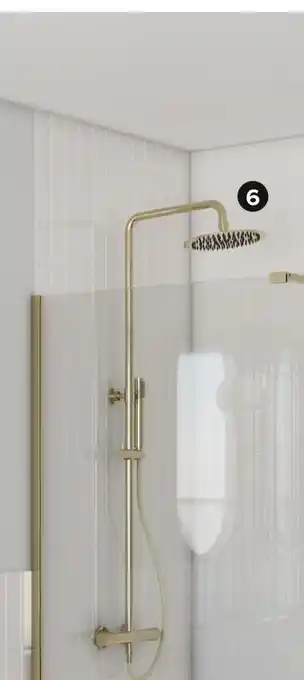 Castorama GoodHome Colonne de douche thermostatique Owens offre