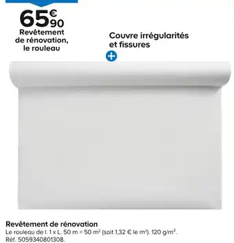 Revêtement de rénovation