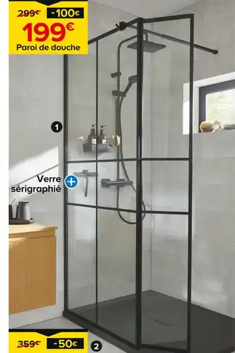 Castorama GoodHome Paroi à l’italienne Ahti 90 + 28 cm offre