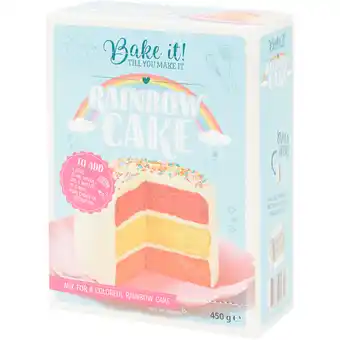 Action Action Mélange pour gâteau arc-en-ciel Bake it! offre