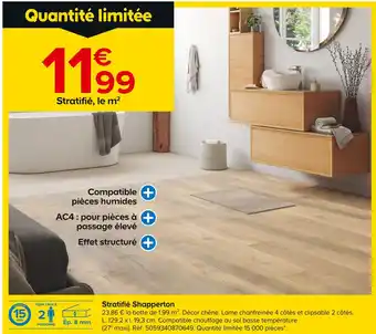 Castorama Stratifié Shapperton offre