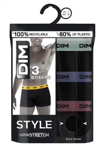 Carrefour DIM Boxers homme Mix and colors offre