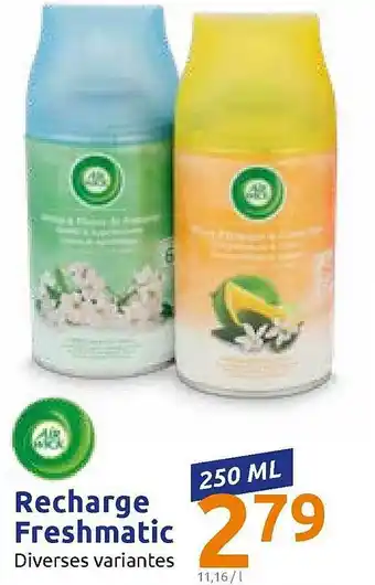 Action Recharge Freshmatic offre