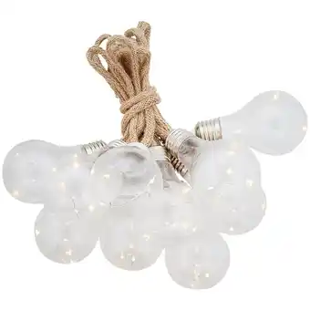 Action Guirlande lumin. corde de jute offre