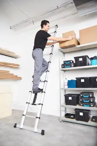 Carrefour Market SODIAC Echelle téléscopique 3,20 m offre