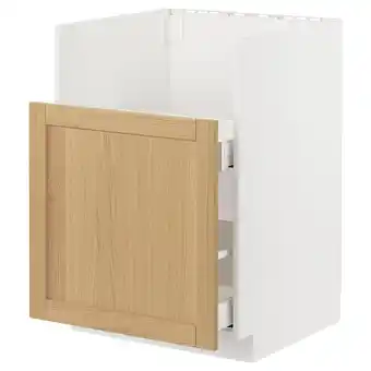 IKEA Metod Rgt bs pr évier tallsjÖn, blanc/forsbacka chêne, 60x60 cm offre