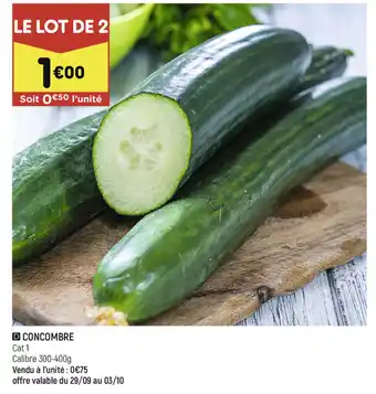 Leader Price Concombre offre