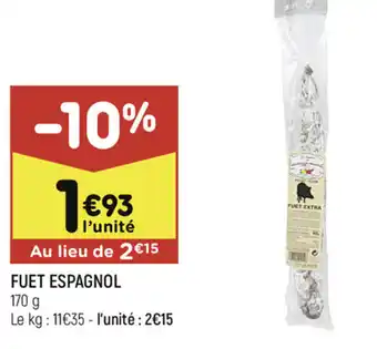 Fuet espagnol