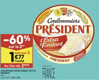 Coulommiers l'extra fondant
