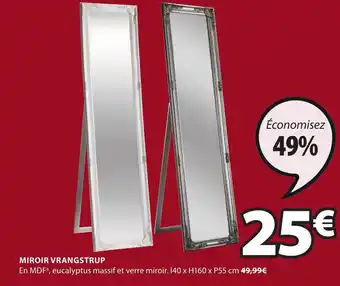 JYSK Miroir vrangstrup offre
