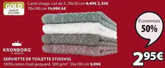 JYSK Serviette de toilette stidsvig offre