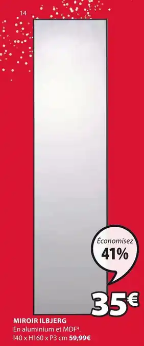 JYSK Miroir Ilbjrg offre