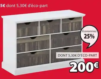 JYSK 3+2+2 Tiroirs offre