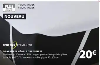 JYSK Drap imperméable Greenfirst offre