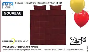 JYSK Parure de Lit en Polaire Marte offre