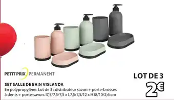 JYSK Set Salle de Bain Vislanda offre