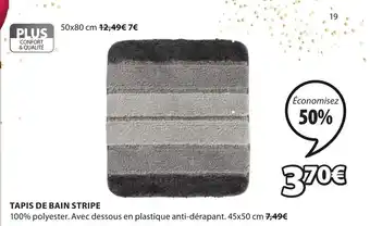 JYSK Tapis de Bain Stripe offre