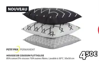 JYSK Housse de coussin Flittiglise offre