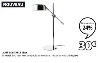 JYSK Lampe de Table Isak offre