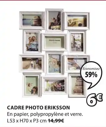 JYSK Cadre Photo Eriksson offre