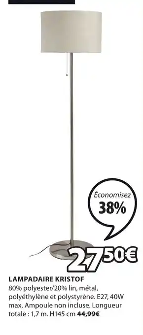 JYSK Lampadaire Kristof offre